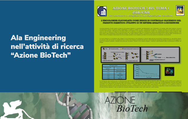 Ala Engineering è coinvolta nell'attività di ricerca "Azione BioTech" - CNR - UNIVERSITÀ