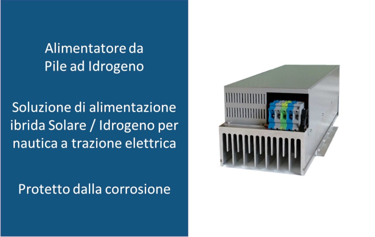 caricabatterie su misura per energie rinnovabili e caricabatterie industriali, E-Boats: partnership con PhysisPEB &#8211; Alimentatori per la gestione di Fuel Cells